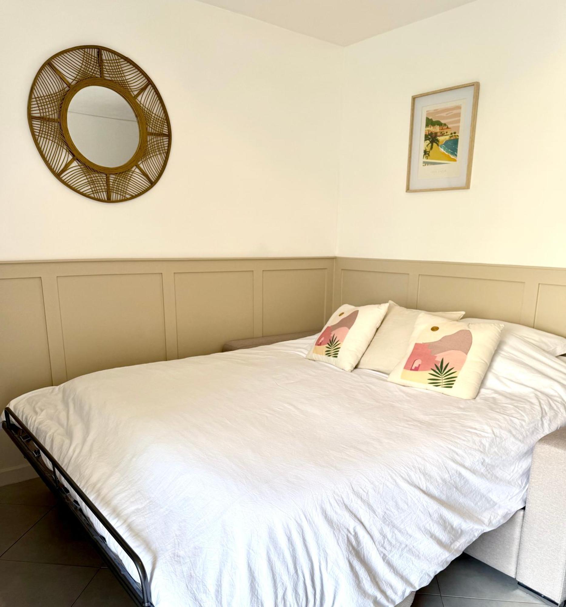 Appart Cosy, Piscine, Clim, Parking Prive - Proche Plage - Arrivee Autonome - Lit Queen Size La Seyne-sur-Mer Exterior foto